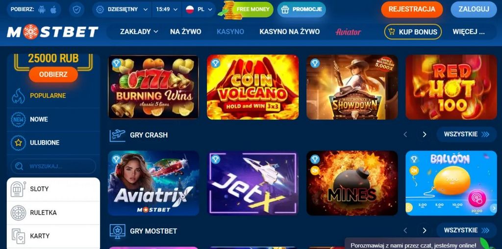 Avis sur MostBet Casino